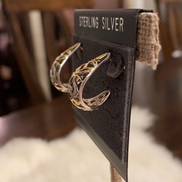 Sterling Silver Brighton inspired earrings - Picture 2 of 4